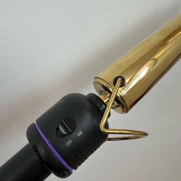 Hot Tools Professional, Curling Iron,Gold Plated, Cylindrical, Single Barrel - Picture 10 of 13